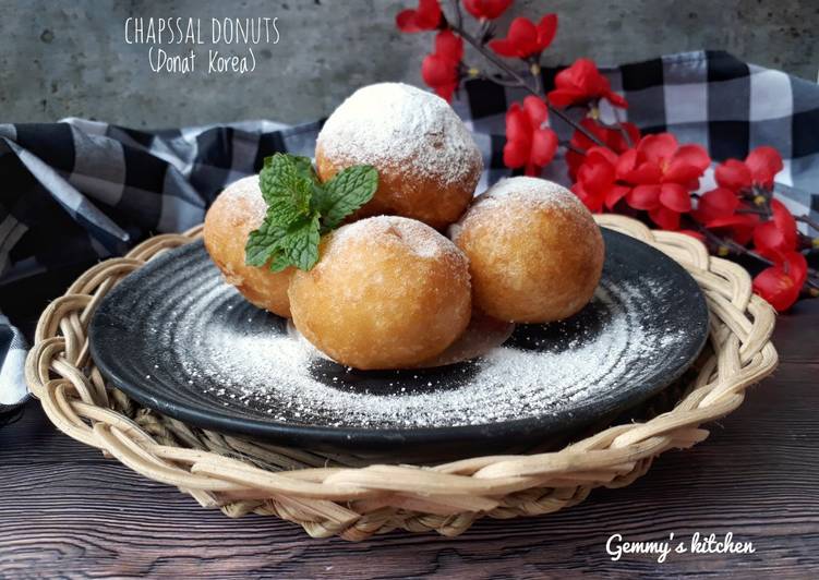 Langkah Mudah untuk Membuat Chapssal Donuts (Donat Korea) Anti Gagal