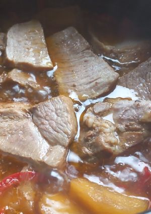Una foto de Pulpa de Cerdo al Jugo