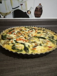 Una foto de Quiche de verduras