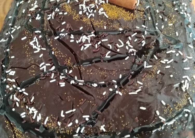 Tarta galletas con chocolate