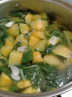 Foto resep Sayur bening labu kuning bayam