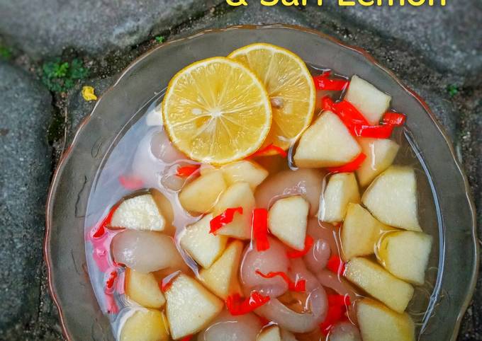 Mudah Banget Membuat Resep Asinan Rambutan Apel dan Sari Lemon