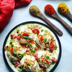 A picture of Instant bread dahi vada.