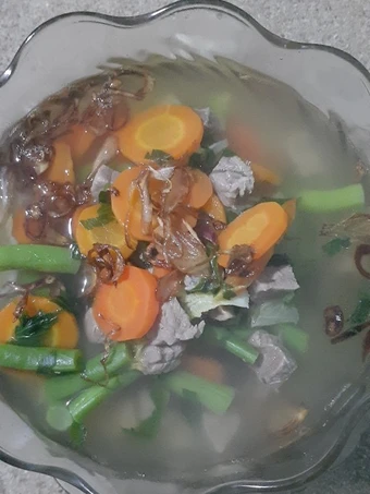 Cara Gampang Membuat Resep Sup daging sapi + sayuran Anti Ribet, Mantap
