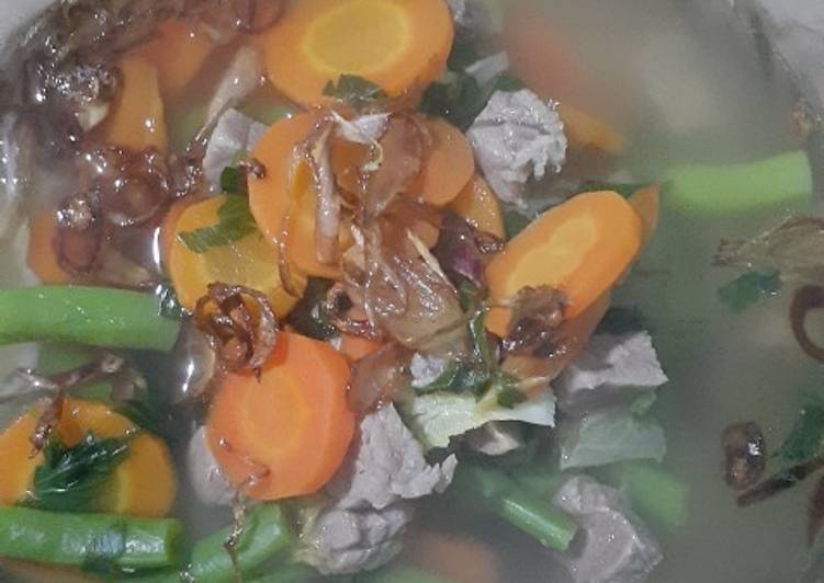 Resep Sup daging sapi + sayuran, Menggugah Selera