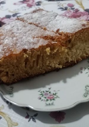 Una foto de Bizcocho de manzana