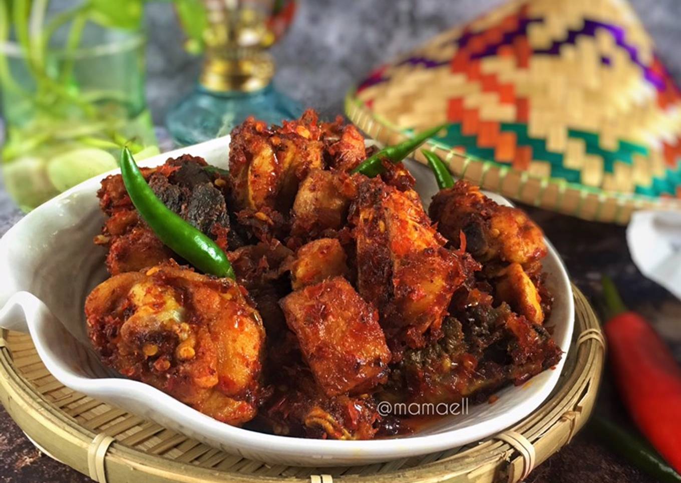 Gebakken kip և frietjes