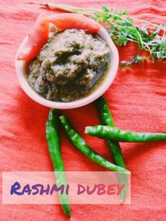 भुने टमाटर की चटनी (bhune tamatar ki chutney recipe in hindi) रेसिपी मुख्य फोटो