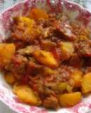 Carne guisada con papas