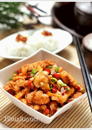 Foto resep Ayam Cabai Garam mudah,pedess asin endess