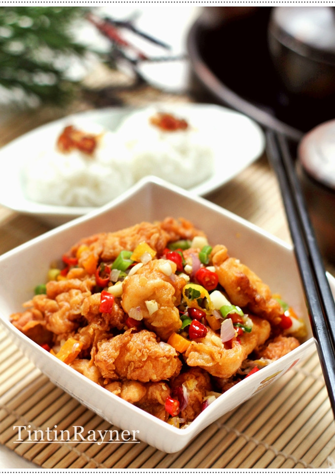 Foto resep Ayam Cabai Garam mudah,pedess asin endess