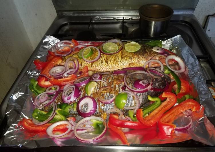 Baked fish