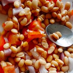 A picture of Black-eyed pea (lobia) chatkara.