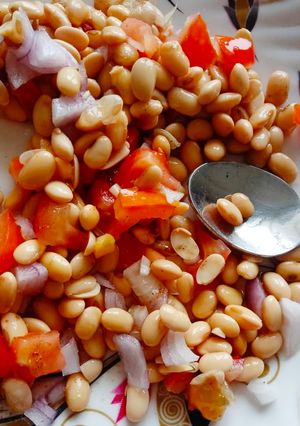 A picture of Black-eyed pea (lobia) chatkara.