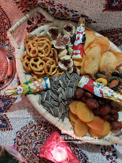عکسی از دستور سینی مزه یلدایی