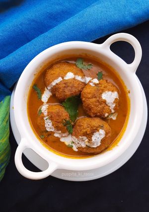A picture of Lauki kofta.