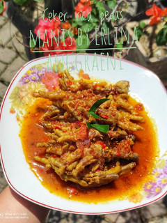 Foto resep Ceker rica pedas manis