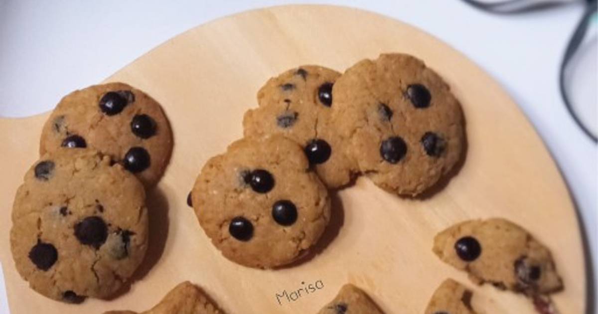 Resep Choco Chip Cookies (Simpel Tanpa Mixer) Oleh Marisa Nirmolo - Cookpad