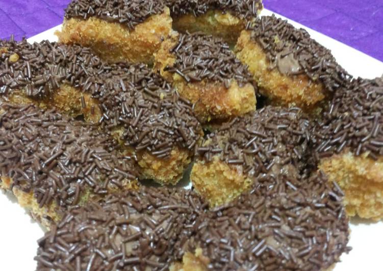 Pisang Goreng Crispy Nutella Coklat