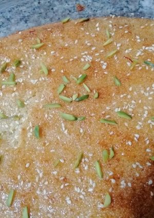 صورة لوصفة بسبوسة بالسميد 🍰