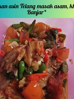 Foto resep *Ikan asin telang masak asam (khas Banjar)