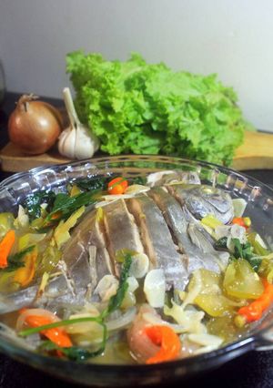 Foto resep Tim ikan bawal blimbing wuluh