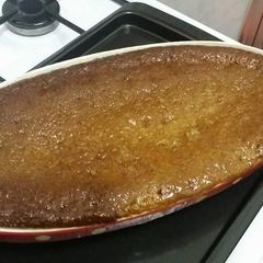 A picture of Malva Pudding.