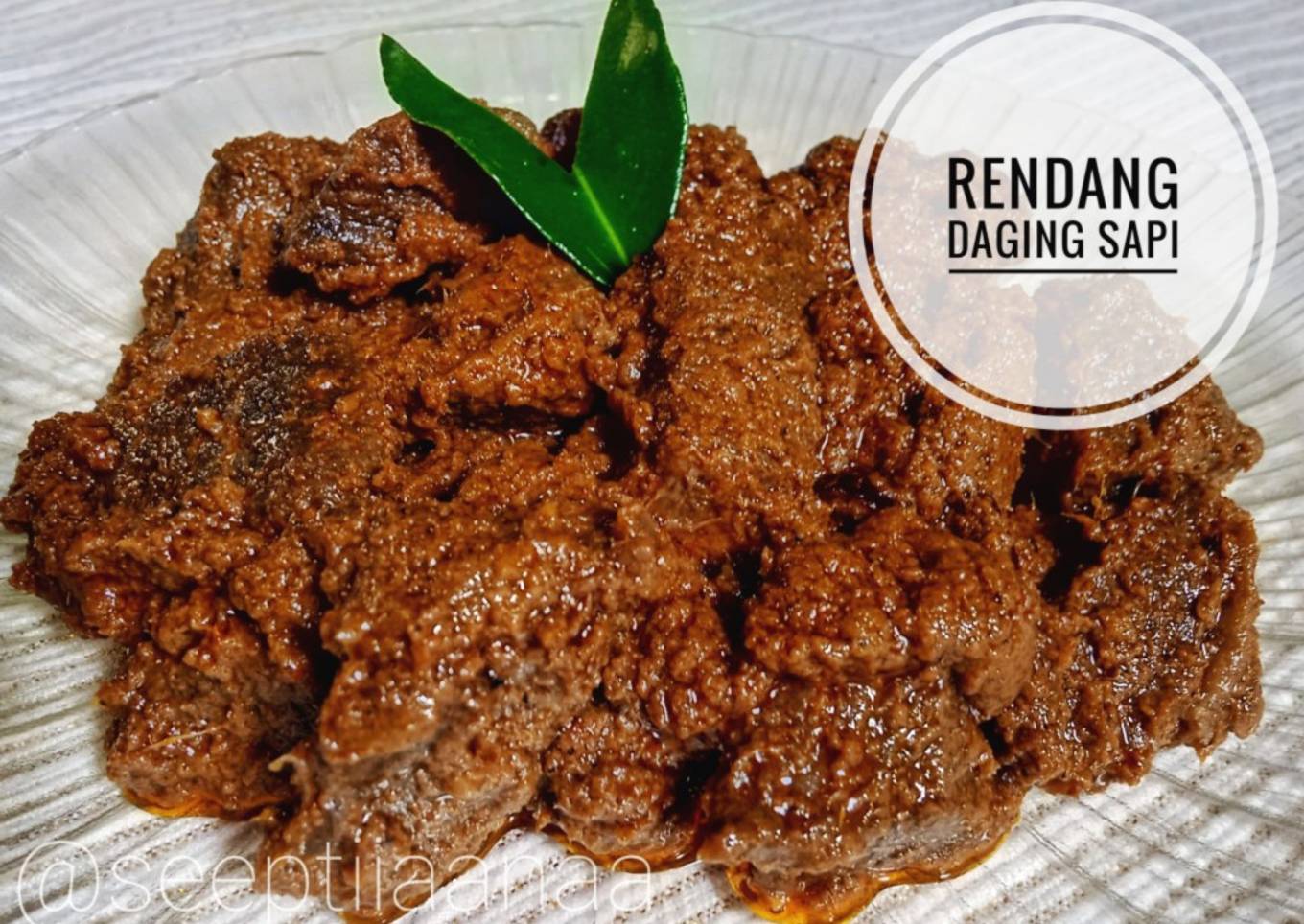 Rendang Daging Sapi