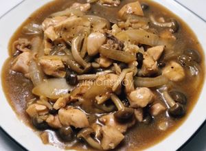 Foto resep 536. Tumis Ayam Jamur Shimeji