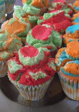 Foto resep Bolu kukus Kullerful gonjreng 💙💚💛❤️