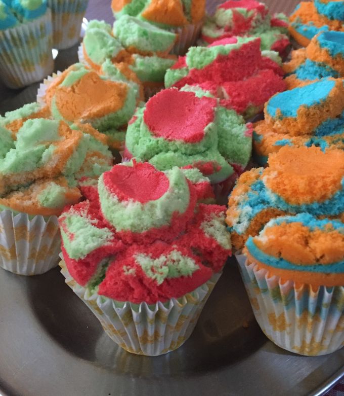 Foto resep Bolu kukus Kullerful gonjreng 💙💚💛❤️
