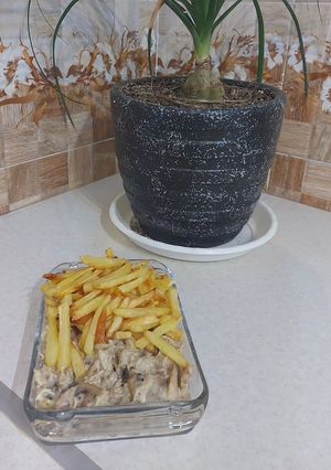 عکسی از دستور چیکن استراگانوف🍴