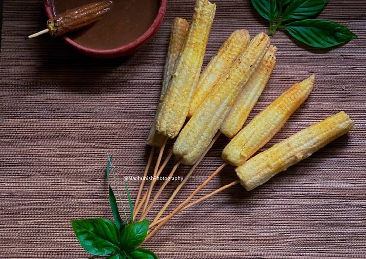 Baby corn Satay