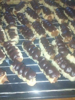 Una foto de Cañoncitos de dulce de leche