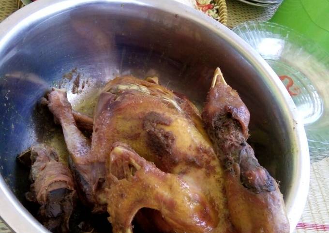 Ingkung Panggang Bumbu Jawa - Ayam Jawa