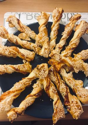 Pizzás csavart recept fotója