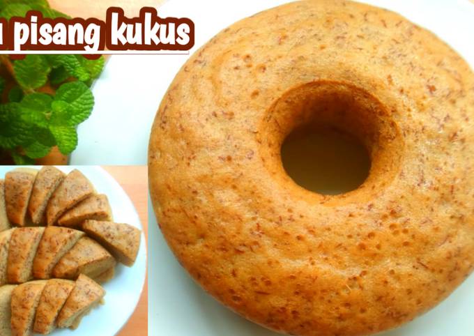 Bagaimana Membuat Bolu pisang kukus 2telur lembut meskipun sudah berhari hari, Lezat Sekali