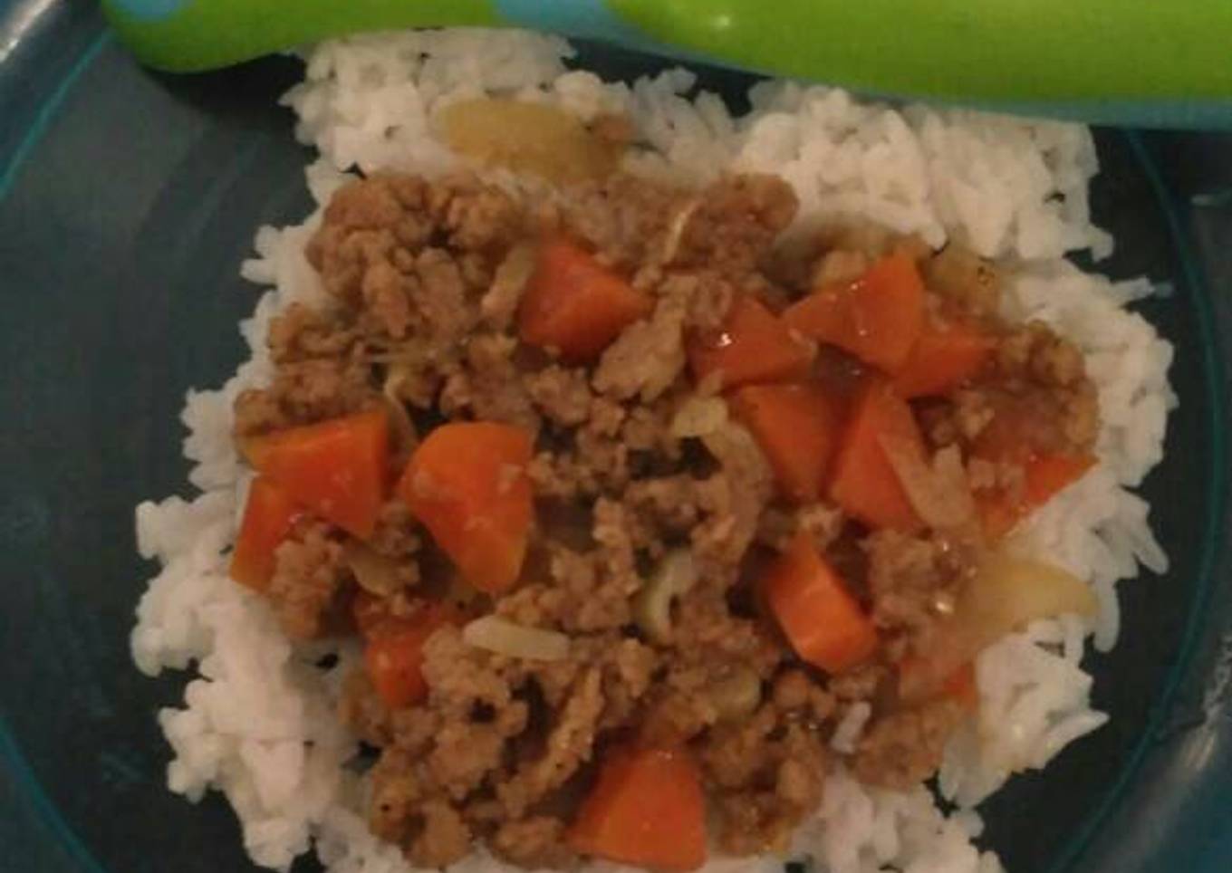 Tumis Daging Cincang Wortel (mpasi 1y +)