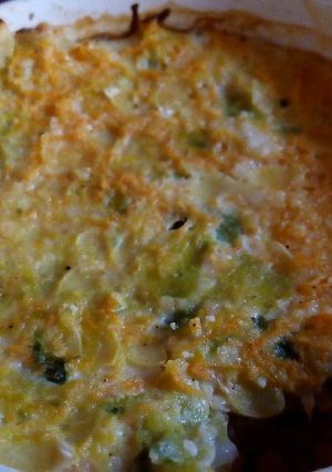 Una foto de Tortilla de zanahoria y zapallitos tipo suffle