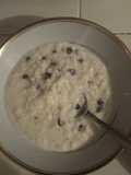 Arroz con leche y frutos secos