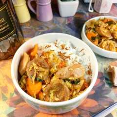 A picture of Nasi Gila.