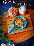 Emping Bawang putih (garlic flakes) anti minyak