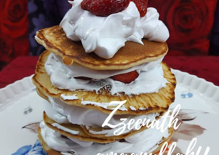 How to Make Speedy Pancake Tower Cake