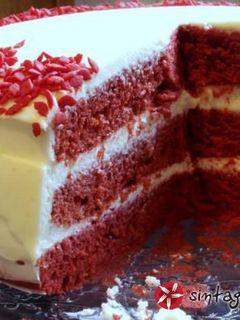 Φωτογραφία της συνταγής Red Velvet Κέικ (Κέικ Κόκκινο Βελούδο)