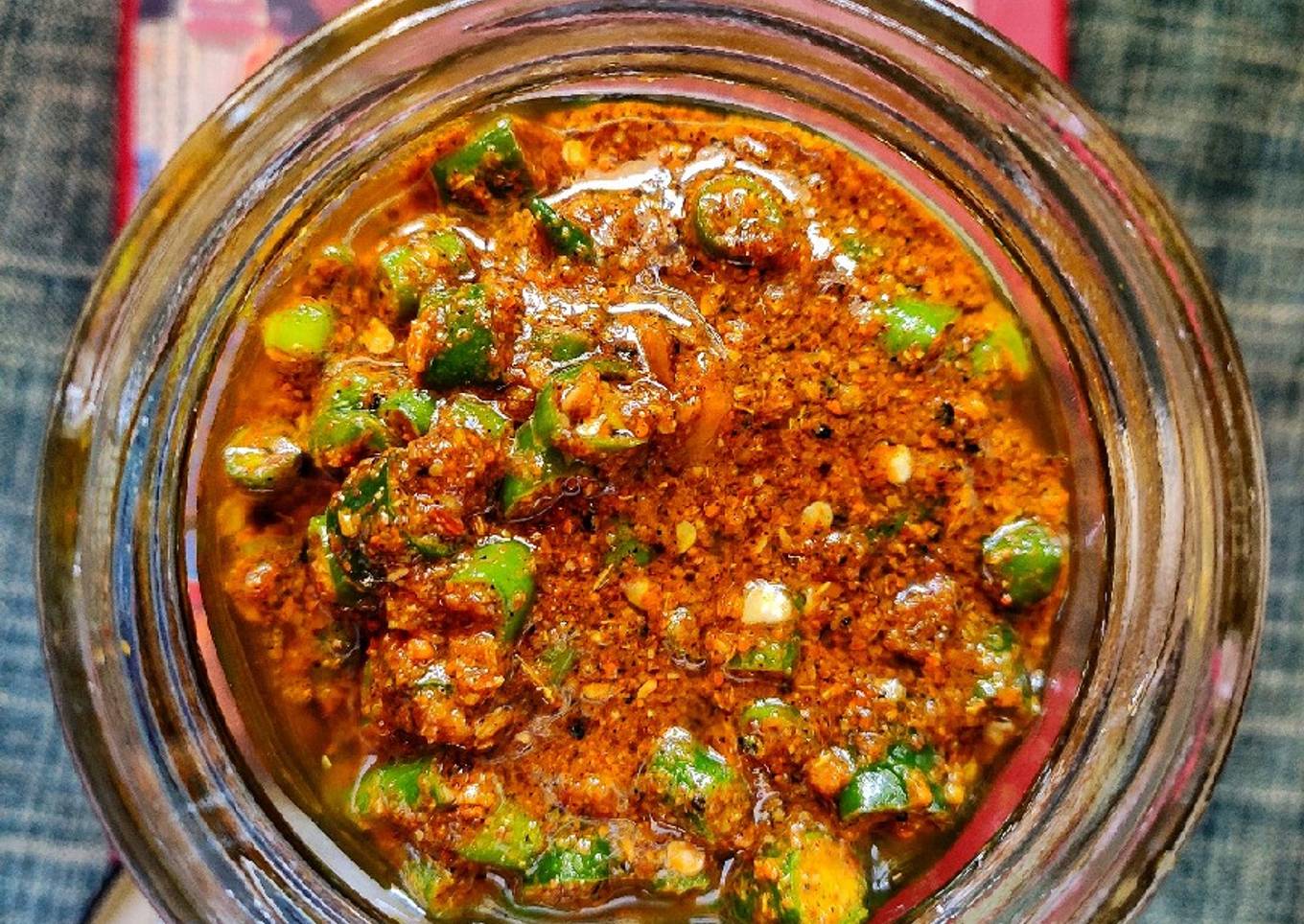 Instant Green Chilli Pickle