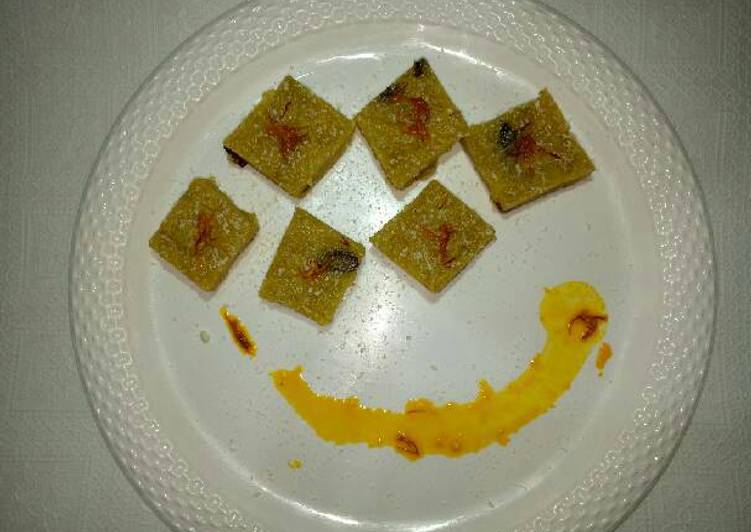 Recipe: Tasty Cauliflower kesariya Burfi