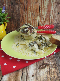 Töltött karalábé (paleo) recept fotója