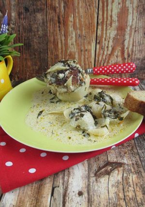 Töltött karalábé (paleo) recept fotója