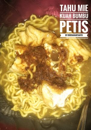 Foto resep Tahu Mie Kuah Bumbu Petis