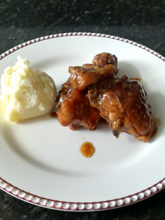 Una foto de Pollo Teriyaki con Puré de papa